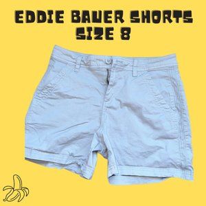 🟡 Eddie Bauer Shorts | Size 8 | Soft Gray 🟡